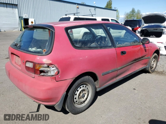 1993 Honda Civic с VIN 2HGEH2369PH537323, выставлен на аукционе Copart как лот 54185625 с пробегом 186 071 миль миль и Списание • Salvage title. История ставок и продаж доступна на DreamBid. Изображение 3.