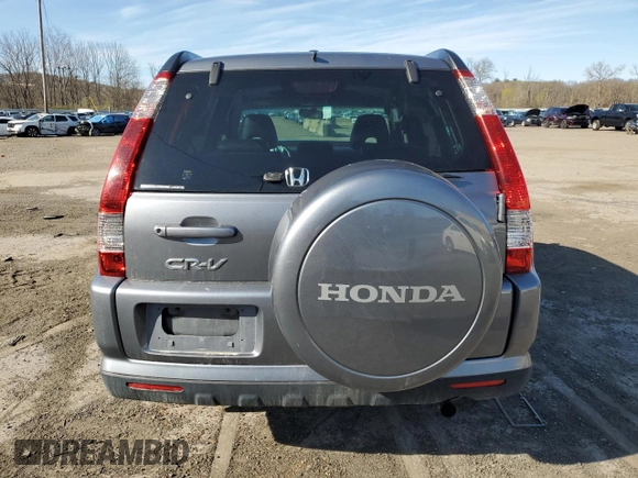 2005 Honda CR-V EX SE with VIN JHLRD78965C012301, listed as a Copart auction lot 53502305 with 0 mi miles and Salvage Title. Bid and sale history available at carsss.com. Image 6.