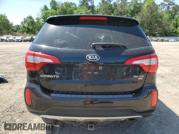 2014 Kia Sorento SX with VIN 5XYKWDA73EG540731, listed as a Copart auction lot 52941455 with 155,587 mi miles and Salvage title. Bid and sale history available at DreamBid. Image 6.