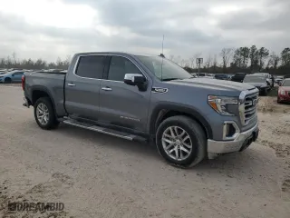 2022 GMC Sierra 1500 Limited SLT with VIN 1GTU9DET8NZ192191, listed as a Copart auction lot 42244485 with 0 mi miles and Salvage Title. Bid and sale history available at carsss.com. Image 4.