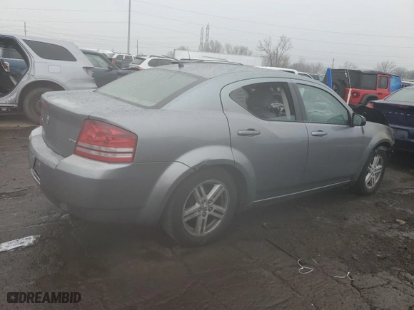 2008 Dodge Avenger SXT with VIN 1B3LC56K08N654264, listed as a Copart auction lot 81292584 with 0 mi miles and Salvage Title. Bid and sale history available at carsss.com. Image 3.