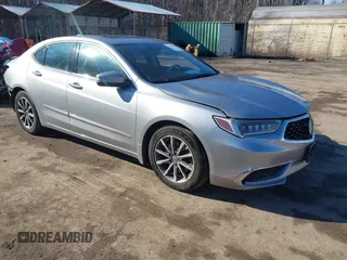 2020 Acura TLX with VIN 19UUB1F38LA000055, listed as a IAAI auction lot 41546988 with 99,036 mi miles. Bid and sale history available at carsss.com. Image 1.