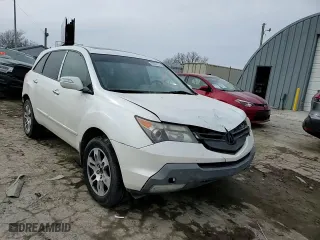 2007 Acura MDX Tech Pkg with VIN 2HNYD28357H533009, listed as a Copart auction lot 45900155 with 196,028 mi miles and Salvage Title. Bid and sale history available at carsss.com. Image 11.