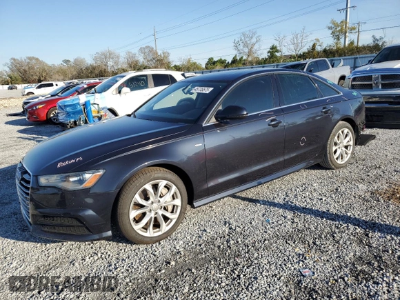 2017 Audi A6 Premium Plus with VIN WAUD8AFC5HN030074, listed as a Copart auction lot 45735575 with 79,870 mi miles and Salvage title. Bid and sale history available at DreamBid. Image 1.