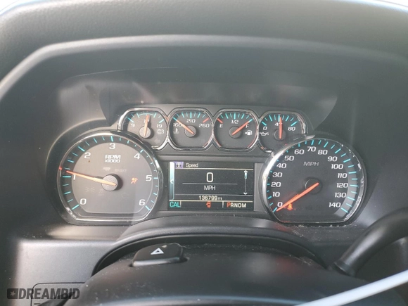 2015 Chevrolet Silverado 1500 LTZ with VIN 3GCPCSEC7FG456683, listed as a Copart auction lot 51583865 with 136,799 mi miles and Non Repairable. Bid and sale history available at carsss.com. Image 9.