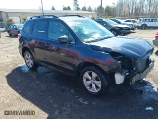 2016 Subaru Forester 2.5i Premium with VIN JF2SJADC0GH476858, listed as a IAAI auction lot 41707349 with 64,991 mi miles. Bid and sale history available at carsss.com. Image 1.