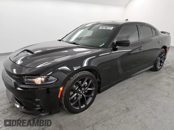 2021 Dodge Charger R/T with VIN 2C3CDXCT1MH616926, listed as a Copart auction lot 47827885 with 54,368 mi miles and Clean Title. Bid and sale history available at carsss.com. Image 1.