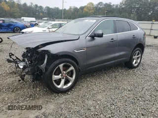 2019 Jaguar F-Pace 25t Premium with VIN SADCJ2FX7KA398240, listed as a Copart auction lot 79866184 with 84,587 mi miles and Salvage Title. Bid and sale history available at DreamBid. Image 1.