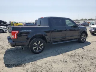 2017 Ford F-150 XL with VIN 1FTEW1CF9HKC56020, listed as a Copart auction lot 62033235 with 190,448 mi miles and Clean title. Bid and sale history available at DreamBid. Image 3.