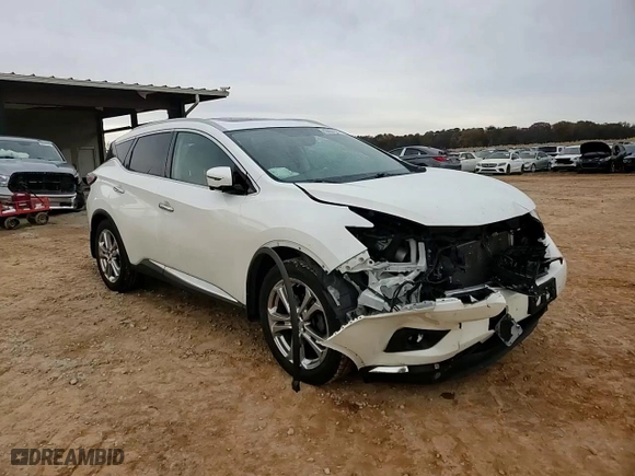 2017 Nissan Murano Platinum with VIN 5N1AZ2MH4HN175755, listed as a Copart auction lot 85065224 with 113,135 mi miles and Salvage Title. Bid and sale history available at carsss.com. Image 12.
