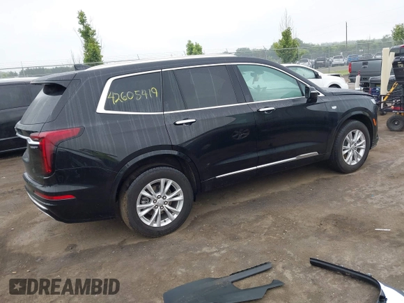2024 Cadillac XT6 AWD Luxury with VIN 1GYKPBR45RZ750986, listed as a IAAI auction lot 42605419 with 50,929 mi miles and . Bid and sale history available at DreamBid. Image 4.