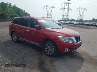 2013 Nissan Pathfinder SV z VIN 5N1AR2MM6DC686662, wystawiony jako IAAI lot #42517509 z przebiegiem 114 731 mil mil oraz . Historia ofert i sprzedaży dostępna na DreamBid. Obrazek 1.