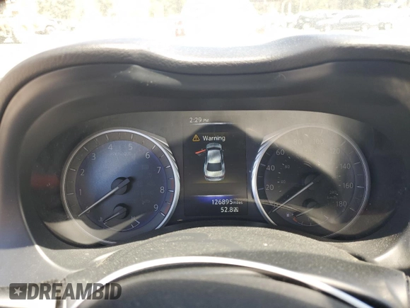 2015 Infiniti Q50 Premium with VIN JN1BV7AP0FM340185, listed as a Copart auction lot 50610755 with 126,895 mi miles and Salvage Title. Bid and sale history available at carsss.com. Image 9.