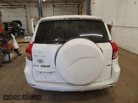 2008 Toyota RAV4 with VIN JTMBK33V186033576, listed as a Copart auction lot 84395884 with 190,200 mi miles and Non Repairable. Bid and sale history available at carsss.com. Image 6.