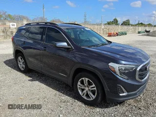 2019 GMC Terrain SLE with VIN 3GKALMEV2KL162116, listed as a Copart auction lot 52729145 with 129,995 mi miles and Clean Title. Bid and sale history available at carsss.com. Image 4.