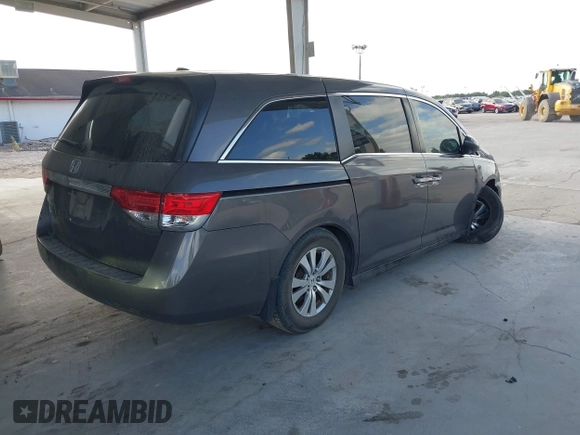 2016 Honda Odyssey EX-L with VIN 5FNRL5H69GB043574, listed as a IAAI auction lot 42166972 with 116,240 mi miles and . Bid and sale history available at DreamBid. Image 4.