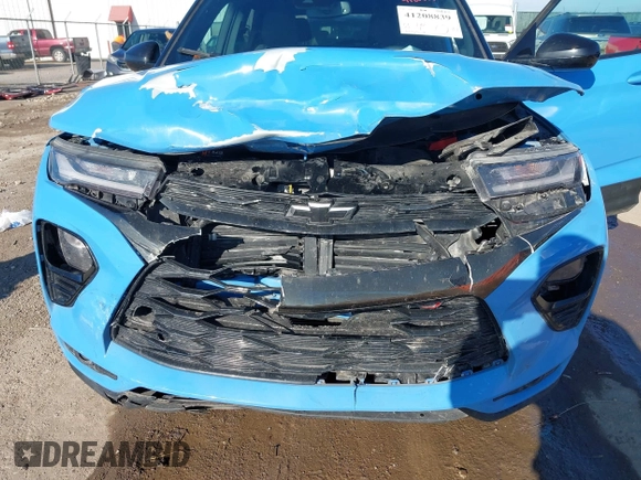 2023 Chevrolet TrailBlazer RS with VIN KL79MTSL4PB215994, listed as a IAAI auction lot 41208839 with 41,206 mi miles and . Bid and sale history available at DreamBid. Image 6.