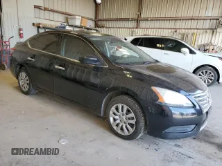 2015 Nissan Sentra SV with VIN 3N1AB7AP6FY285047, listed as a Copart auction lot 54151275 with 104,978 mi miles and Salvage Title. Bid and sale history available at DreamBid. Image 4.