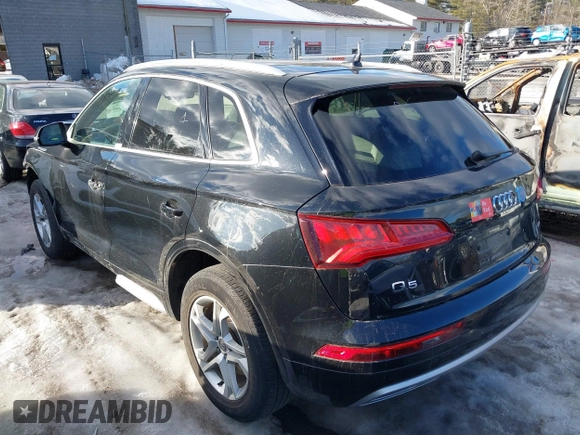 2019 Audi Q5 Premium with VIN WA1ANAFYXK2098173, listed as a IAAI auction lot 41675450 with 37,347 mi miles and . Bid and sale history available at DreamBid. Image 3.