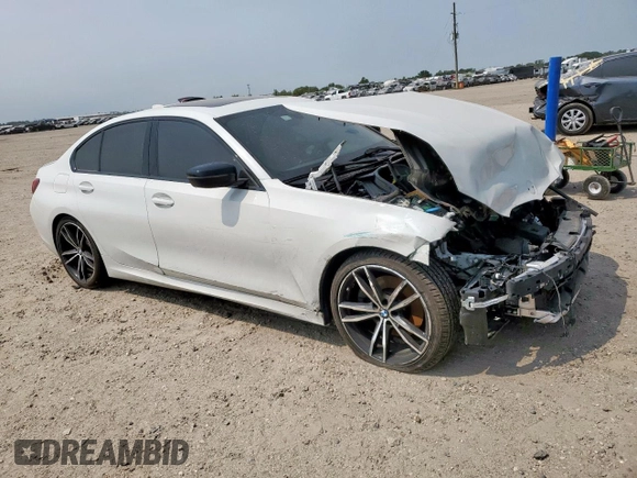 2022 BMW 3 Series 330i z VIN 3MW5R1J00N8C27912, wystawiony jako Copart lot #57255145 z przebiegiem 49 569 mil mil oraz Szkoda całkowita • Salvage title. Historia ofert i sprzedaży dostępna na DreamBid. Obrazek 4.