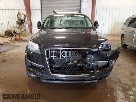 2015 Audi Q7 Premium Plus with VIN WA1LGAFE2FD020344, listed as a Copart auction lot 59184115 with 143,389 mi miles and Salvage title. Bid and sale history available at DreamBid. Image 5.