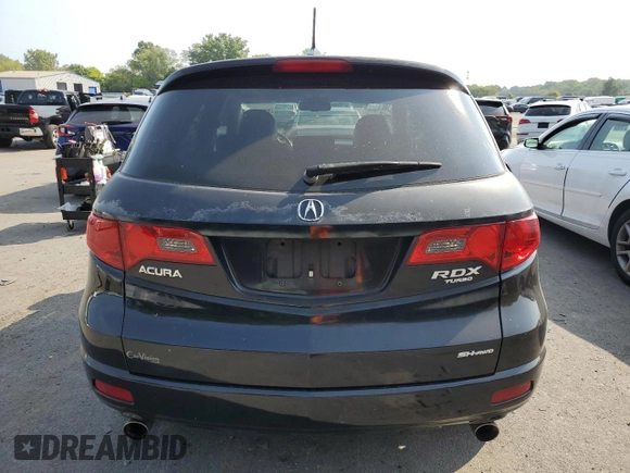 2008 Acura RDX with VIN 5J8TB18268A002071, listed as a Copart auction lot 68839734 with 179,073 mi miles and Salvage Title. Bid and sale history available at carsss.com. Image 6.