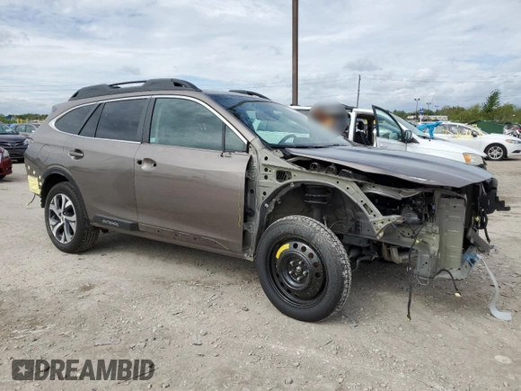 2022 Subaru Outback Limited with VIN 4S4BTANC3N3183310, listed as a Copart auction lot 59888225 with 24,175 mi miles and Non repairable. Bid and sale history available at DreamBid. Image 4.