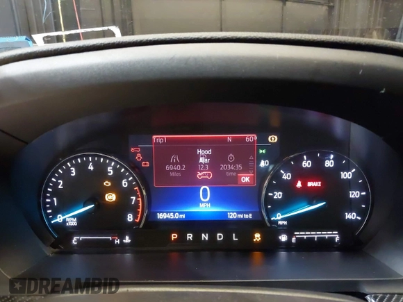 2023 Ford Explorer XLT with VIN 1FMSK8DHXPGC42017, listed as a IAAI auction lot 42009972 with 16,945 mi miles and . Bid and sale history available at DreamBid. Image 7.