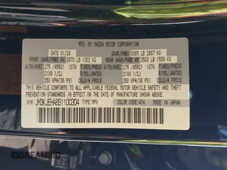 2025 Mazda CX-70 Premium Plus with VIN JM3KJEHA8S1100304, listed as a IAAI auction lot 42261867 with 2,678 mi miles and . Bid and sale history available at DreamBid. Image 9.