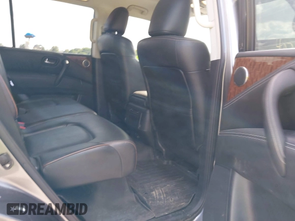 2018 Nissan Armada SL with VIN JN8AY2NC5J9557774, listed as a IAAI auction lot 40205321 with 100,123 mi miles and . Bid and sale history available at DreamBid. Image 8.