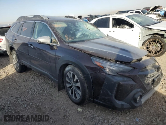 2023 Subaru Outback Touring with VIN 4S4BTAPC9P3155091, listed as a Copart auction lot 89225285 with Not provided miles and Salvage title. Bid and sale history available at DreamBid. Image 4.