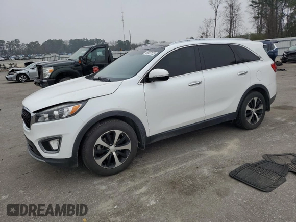 2016 Kia Sorento EX with VIN 5XYPH4A18GG125810, listed as a Copart auction lot 49037535 with 161,383 mi miles and Salvage Title. Bid and sale history available at DreamBid. Image 1.