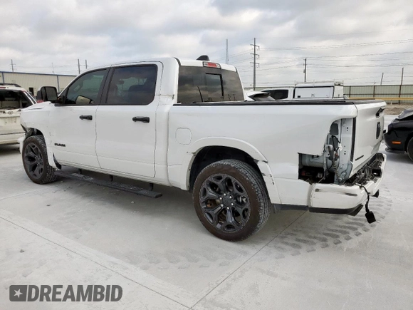 2023 Ram 1500 Limited with VIN 1C6SRFHT7PN564426, listed as a Copart auction lot 57902525 with 14,345 mi miles and Salvage title. Bid and sale history available at DreamBid. Image 2.