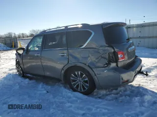 2020 Nissan Armada SL with VIN JN8AY2NC1LX519120, listed as a Copart auction lot 87589765 with 0 mi miles and Salvage Title. Bid and sale history available at carsss.com. Image 2.