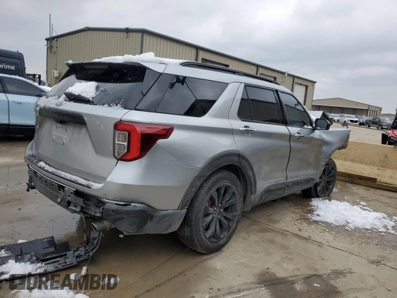 2022 Ford Explorer ST-Line with VIN 1FMSK7KH6NGA27535, listed as a Copart auction lot 88232455 with 0 mi miles and Clean Title. Bid and sale history available at carsss.com. Image 3.