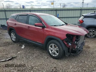2018 GMC Terrain SLE with VIN 3GKALMEV0JL165014, listed as a Copart auction lot 51805525 with 73,020 mi miles and Salvage Title. Bid and sale history available at DreamBid. Image 4.