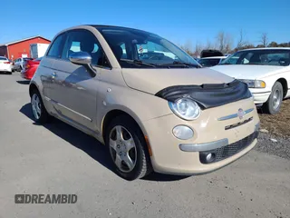 2012 FIAT 500 Gucci with VIN 3C3CFFER8CT305666, listed as a Copart auction lot 51158605 with 196,666 mi miles and Clean Title. Bid and sale history available at carsss.com. Image 1.