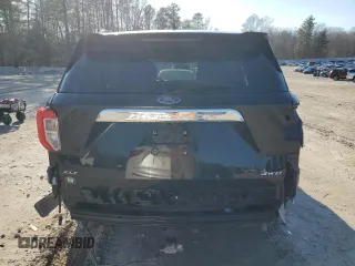 2021 Ford Explorer XLT with VIN 1FMSK8DH6MGC38669, listed as a Copart auction lot 48552145 with 53,440 mi miles and Salvage Title. Bid and sale history available at carsss.com. Image 6.