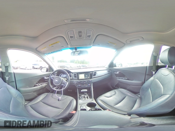 2017 Kia Niro Touring with VIN KNDCE3LC4H5072016, listed as a Copart auction lot 58342094 with 83,163 mi miles and Salvage Title. Bid and sale history available at carsss.com. Image 12.