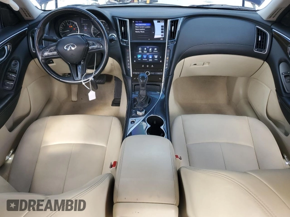 2018 Infiniti Q50 Luxe z VIN JN1EV7AP1JM590069, wystawiony jako Copart lot #58390615 z przebiegiem 100 772 mil mil oraz Szkoda całkowita • Salvage title. Historia ofert i sprzedaży dostępna na DreamBid. Obrazek 8.