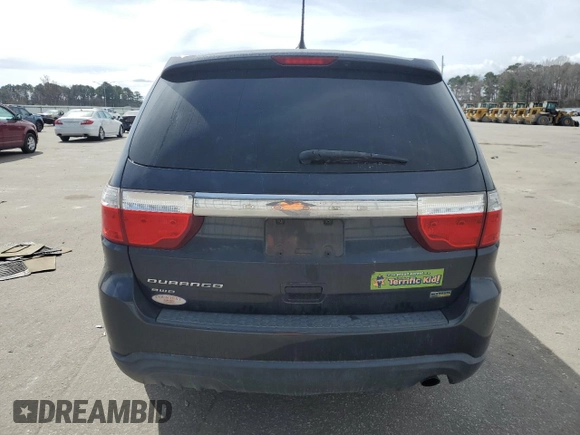 2013 Dodge Durango SXT with VIN 1C4RDJAG4DC666781, listed as a Copart auction lot 47420835 with 160,147 mi miles and Salvage Title. Bid and sale history available at carsss.com. Image 6.
