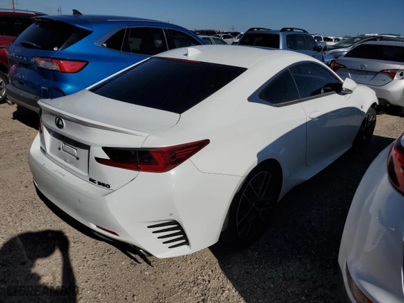 2015 Lexus RC 350 with VIN JTHHE5BC6F5000846, listed as a Copart auction lot 68505124 with 112,541 mi miles and Salvage Title. Bid and sale history available at carsss.com. Image 3.