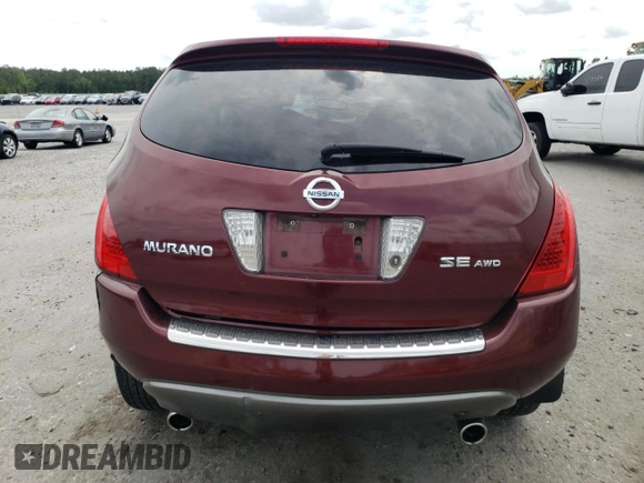 2007 Nissan Murano SE z VIN JN8AZ08W77W635604, wystawiony jako Copart lot #52454844 z przebiegiem 89 842 mil mil oraz Szkoda całkowita • Salvage title. Historia ofert i sprzedaży dostępna na DreamBid. Obrazek 6.
