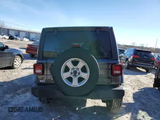 2019 Jeep Wrangler Unlimited Sport with VIN 1C4HJXDG4KW617918, listed as a Copart auction lot 81230004 with 55,621 mi miles and Non repairable. Bid and sale history available at DreamBid. Image 6.