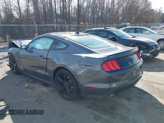 2022 Ford Mustang EcoBoost with VIN 1FA6P8TH2N5141464, listed as a IAAI auction lot 41669723 with 22,049 mi miles. Bid and sale history available at carsss.com. Image 3.