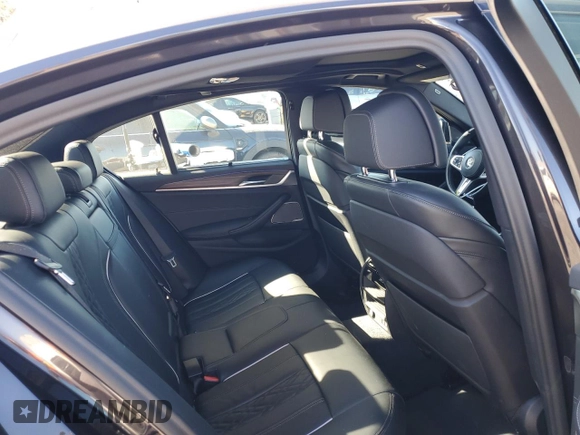 2021 BMW 5 Series 540i with VIN WBA53BJ06MWX28140, listed as a Copart auction lot 43369545 with 19,694 mi miles and Non Repairable. Bid and sale history available at DreamBid. Image 10.
