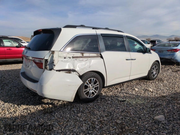 2011 Honda Odyssey EX-L with VIN 5FNRL5H63BB002480, listed as a Copart auction lot 84211304 with 160,316 mi miles and Salvage Title. Bid and sale history available at carsss.com. Image 3.