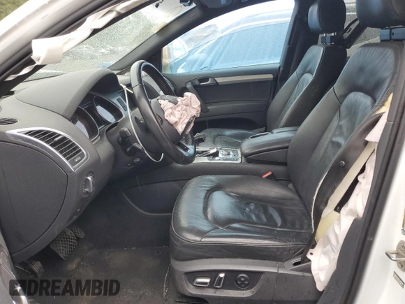 2012 Audi Q7 with VIN WA1AGCFE9CD001532, listed as a Copart auction lot 60097715 with Not provided miles and Salvage title. Bid and sale history available at DreamBid. Image 7.