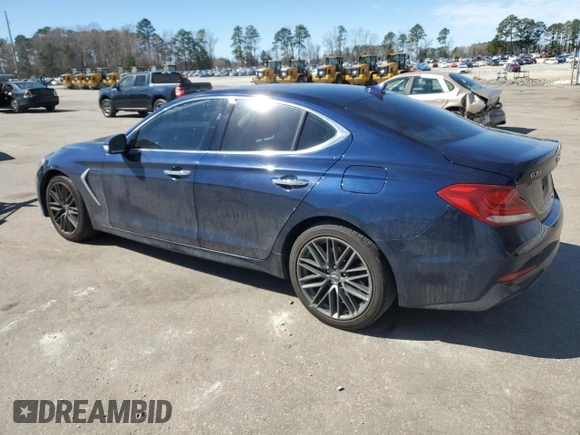 2019 Genesis G70 Advanced with VIN KMTG34LA4KU012313, listed as a Copart auction lot 47349625 with 158,507 mi miles and Salvage title. Bid and sale history available at DreamBid. Image 2.