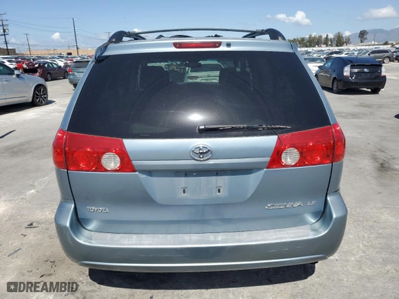 2007 Toyota Sienna CE with VIN 5TDZK23C47S037434, listed as a Copart auction lot 51091905 with 263,598 mi miles and Clean Title. Bid and sale history available at carsss.com. Image 6.